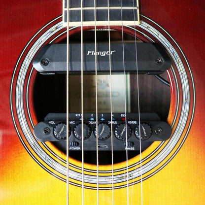 R2 Resonance Pickup with Endpin Jack Effect Regulator Speaker for Acoustic Guitar