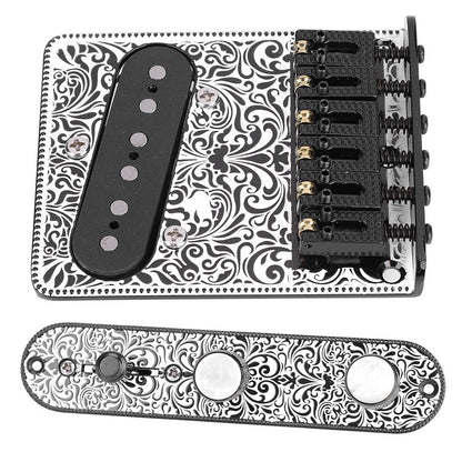 TL Guitar Bridge Single Coil Neck Pickup Volume Control Plate Circuit Set