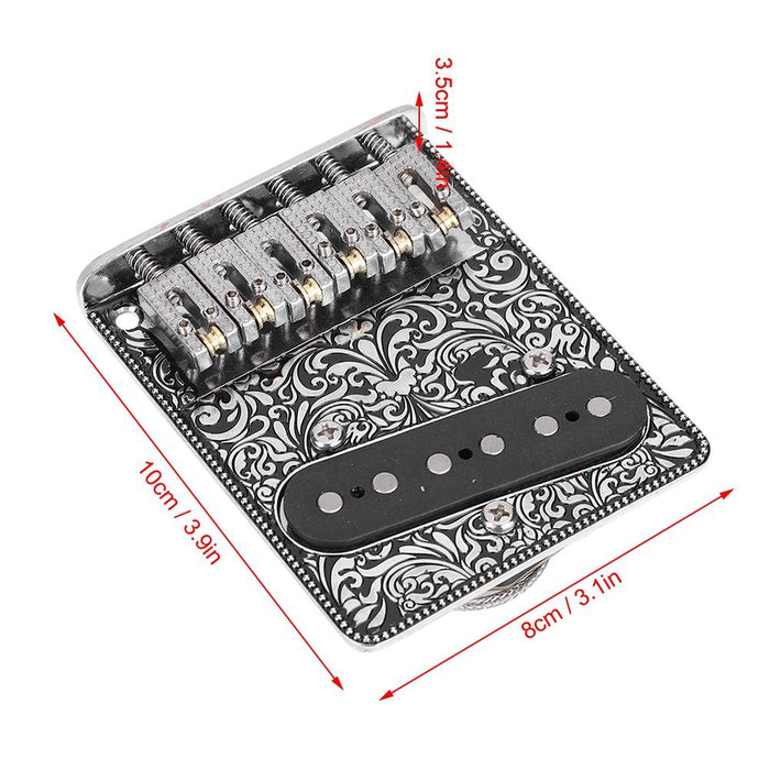 TL Guitar Bridge Single Coil Neck Pickup Volume Control Plate Circuit Set