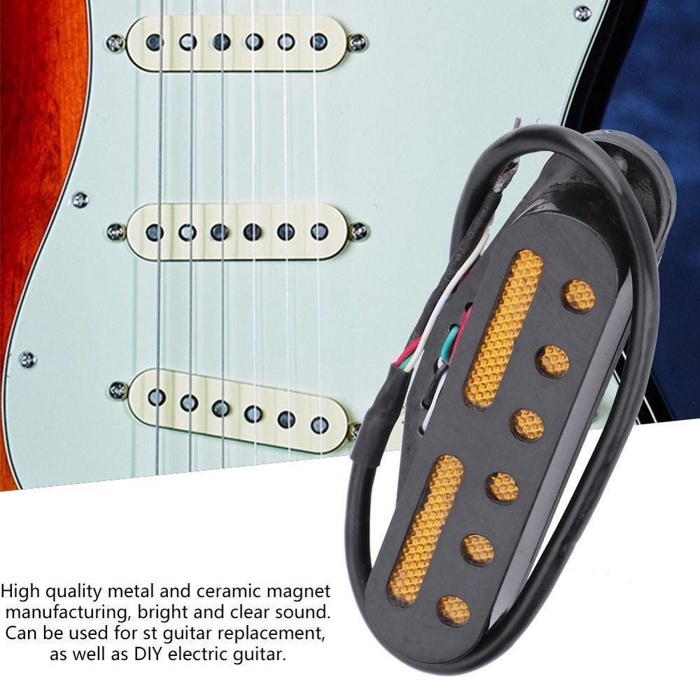 3 PCS/Set Single Coil Neck Middle Bridge SSS Pickup for ST Style Guitar