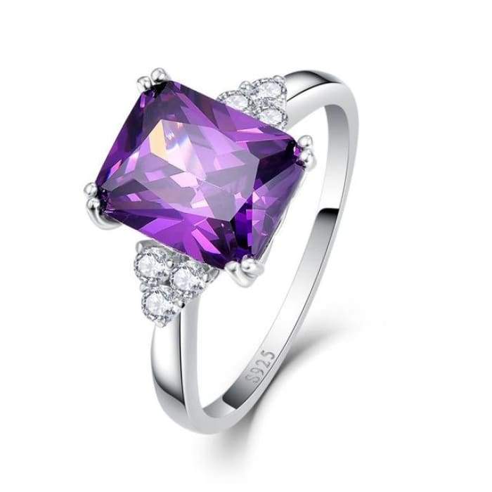 "Beautiful Amethyst" Ring in 925 Silver