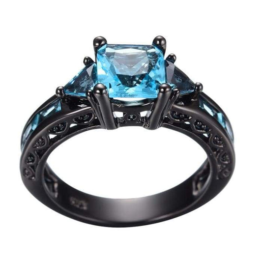 "Aquamarine Purity" Ring