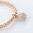 Crystal Studded Ball Charm Bracelets