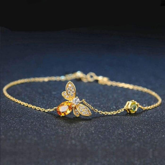 Citrine "Bee d'Or" Bracelet