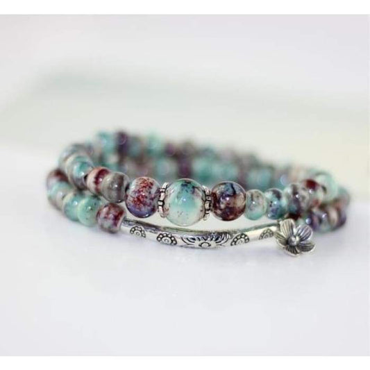 Ceramic Bead Bracelet - 3 colors available