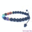 Bracelet "Healing of the 7 chakras" in Lava Stones - Adjustable