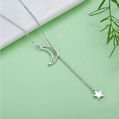 Necklace "Clair de Lune" in 925 Silver