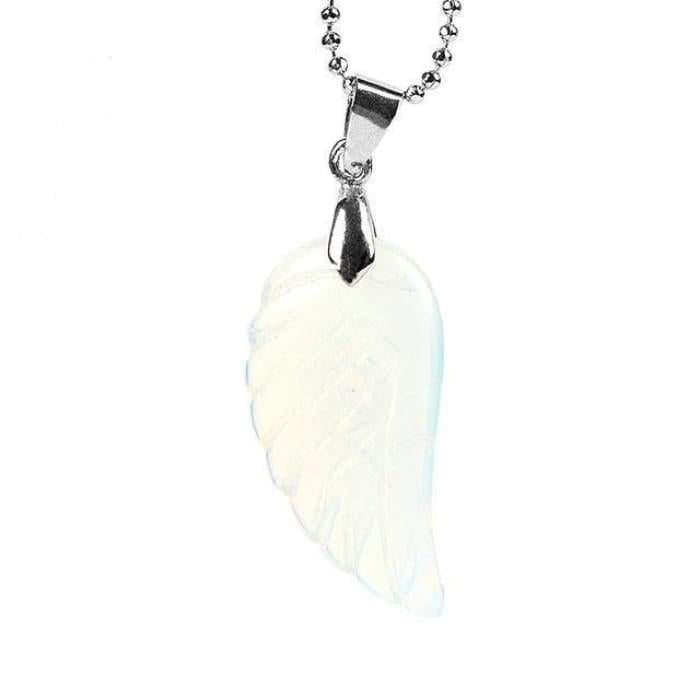 Necklace and Pendant "Angel's Wing" in Natural Stones - 8 stones available