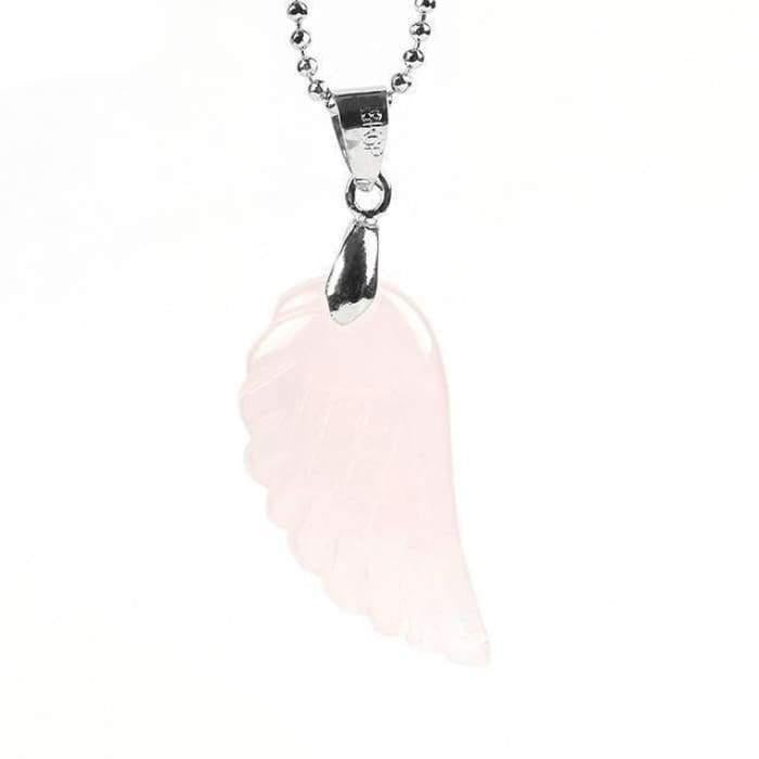Necklace and Pendant "Angel's Wing" in Natural Stones - 8 stones available