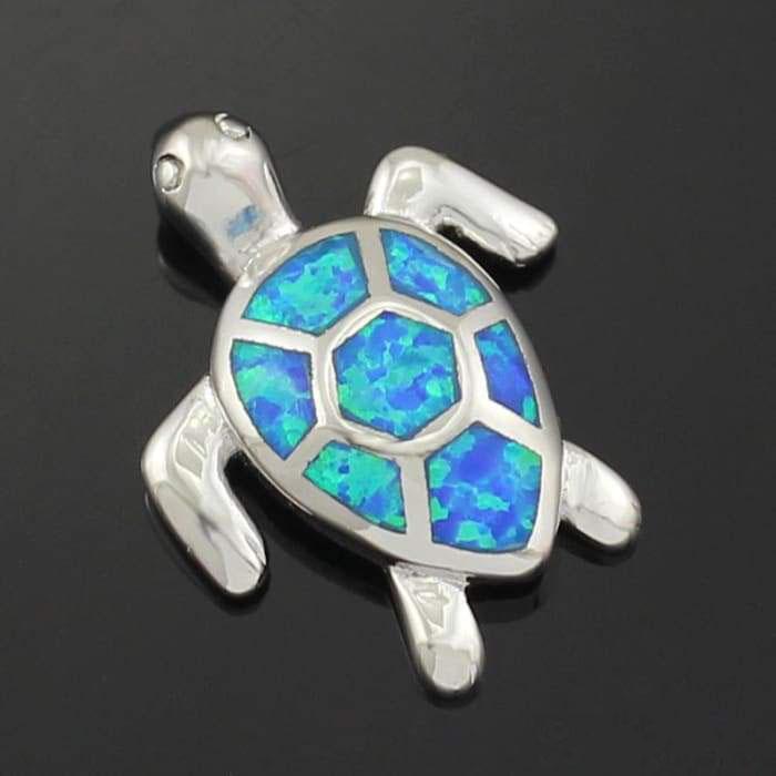 Opaline Necklace and Pendant "Turtle"