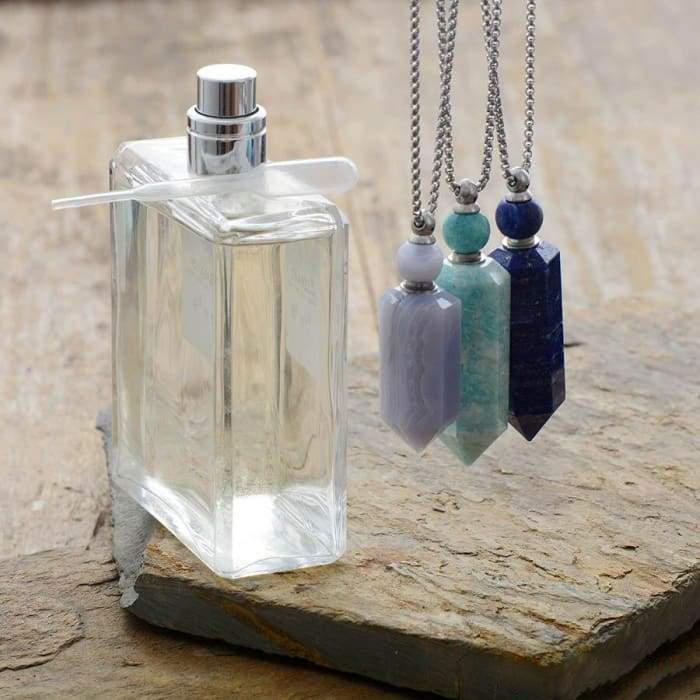 Necklace "Secret Flask" in Natural Stone - 3 models available