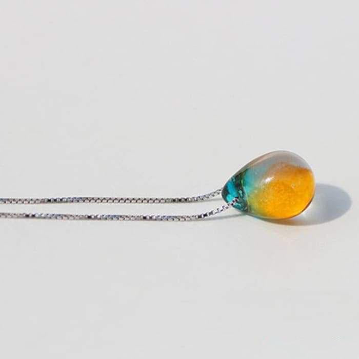 Ocean Drop Necklace - 8 colors available