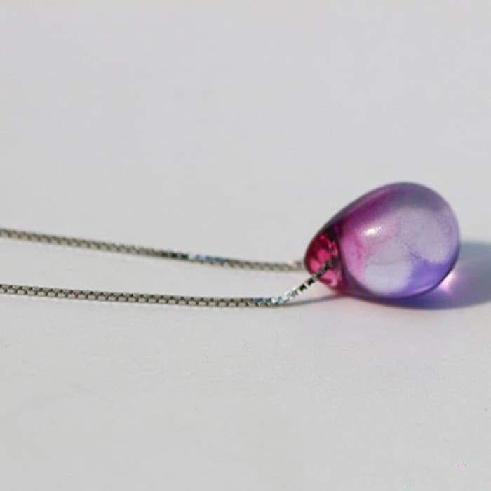 Ocean Drop Necklace - 8 colors available