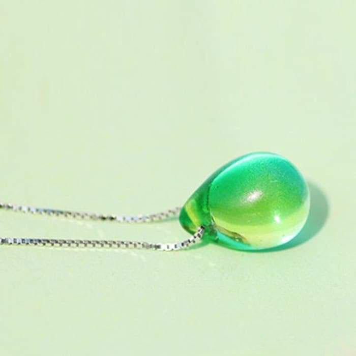 Ocean Drop Necklace - 8 colors available
