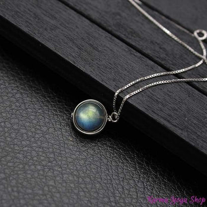 Necklace "Luminous Labradorite" in 925 Silver