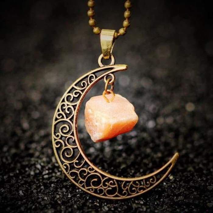 Necklace "Magic of the Moon" in Semi-precious Stone