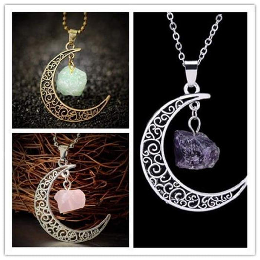 Necklace "Magic of the Moon" in Semi-precious Stone