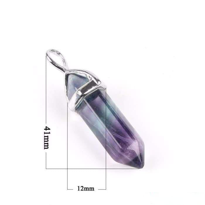 Fluorite Pendulum Necklace