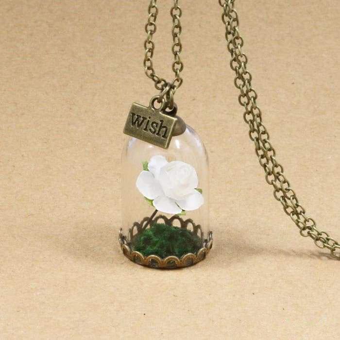Necklace "Eternal Rose" - 6 colors available