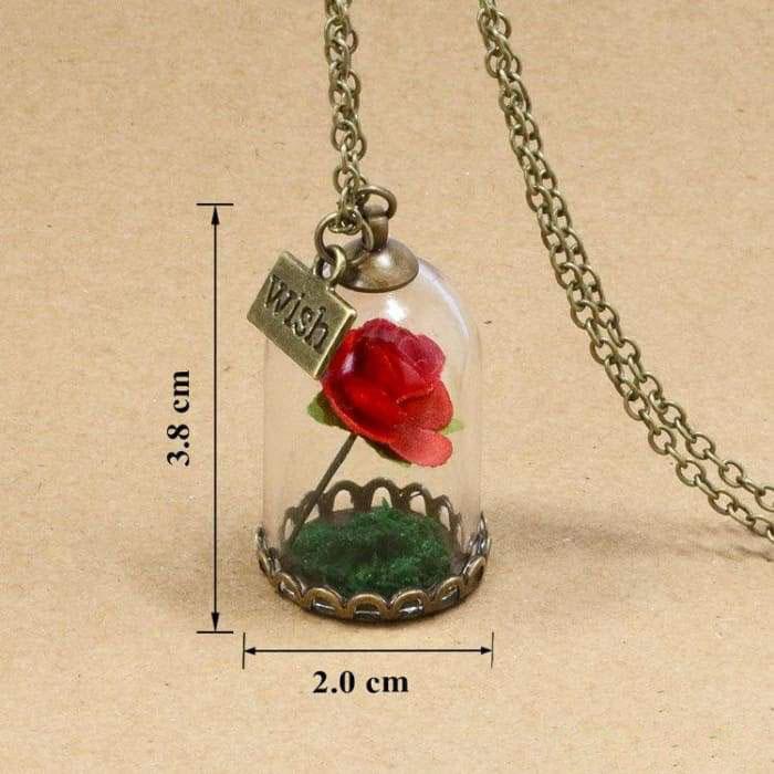 Necklace "Eternal Rose" - 6 colors available