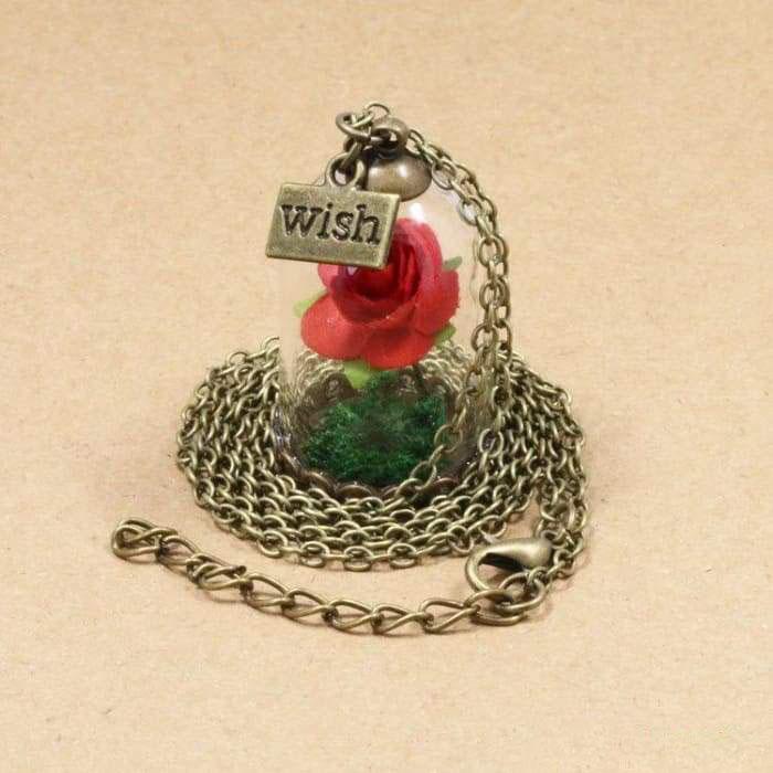Necklace "Eternal Rose" - 6 colors available