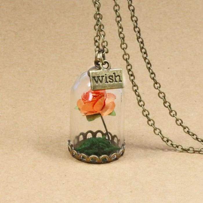 Necklace "Eternal Rose" - 6 colors available