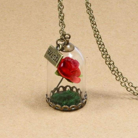 Necklace "Eternal Rose" - 6 colors available