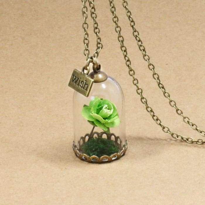 Necklace "Eternal Rose" - 6 colors available