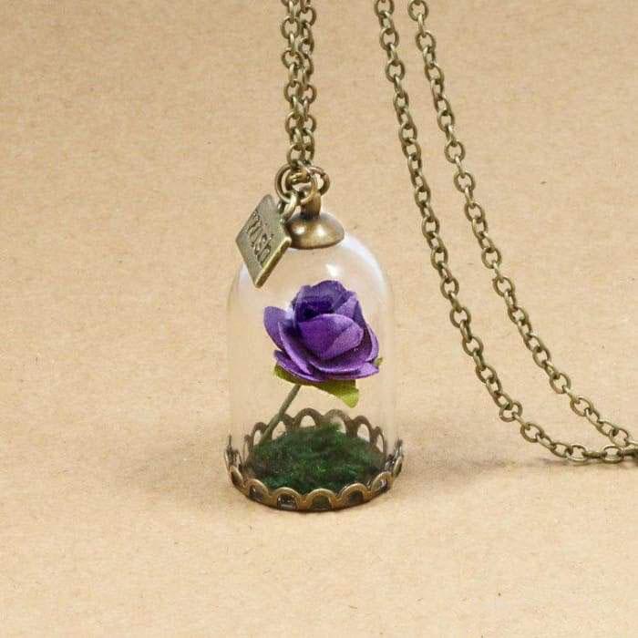 Necklace "Eternal Rose" - 6 colors available
