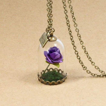 Necklace "Eternal Rose" - 6 colors available