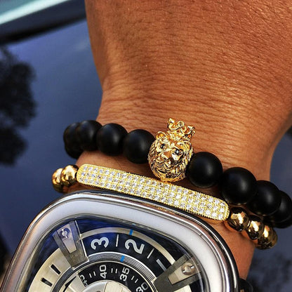 "King Leo" Beads Bracelet