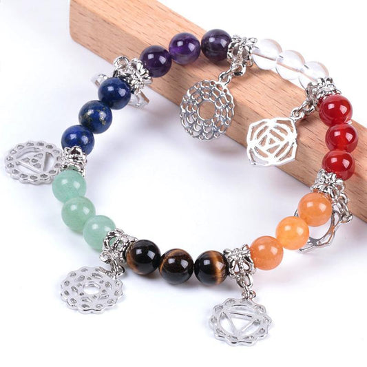 Energizing 7 Chakra Charm Bracelet