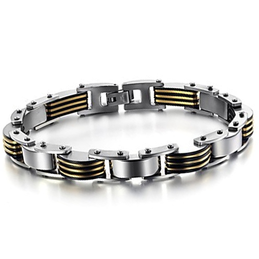 Golden Black Men's Bracelet - Florence Scovel - 1