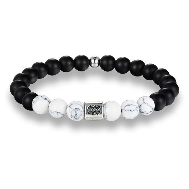 Howlite Zodiac Power Bracelet