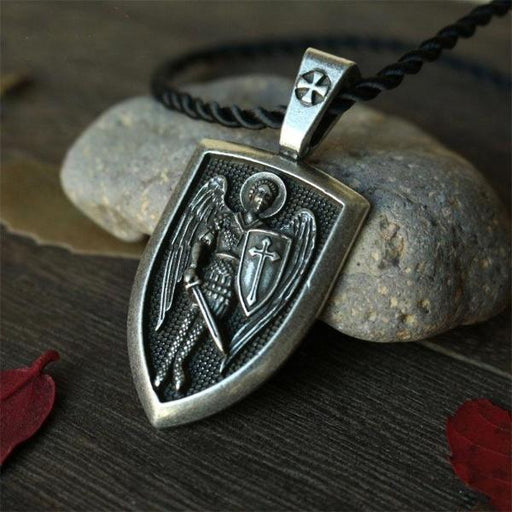 Archangel St.Michael Protect Me Shield Charm pendant