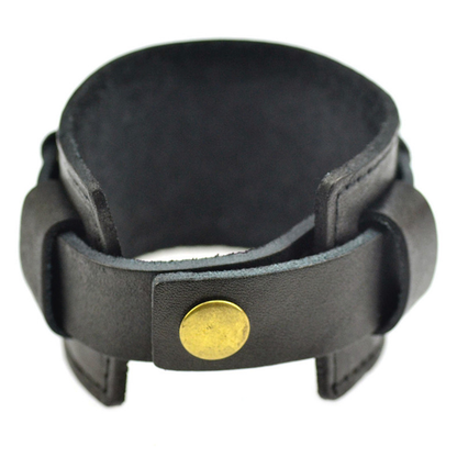 Leather Wide Cuff Bracelet - Florence Scovel - 4