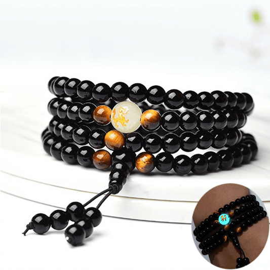 Luminous Dragon 108 Mala Bracelet