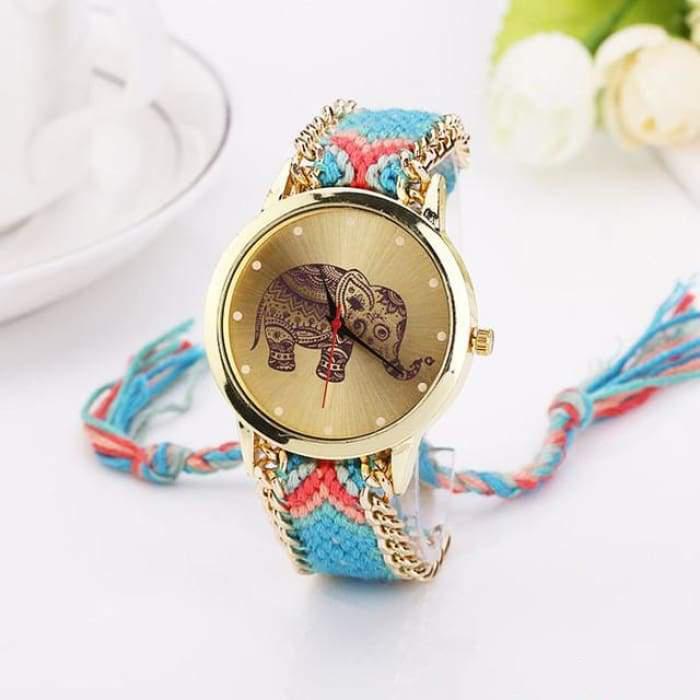 Woven watch "Sacred Elephant" - 5 models available
