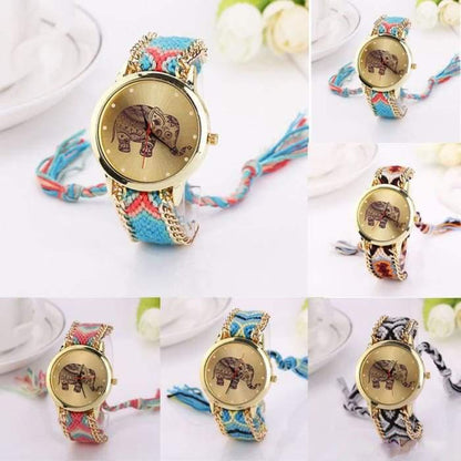 Woven watch "Sacred Elephant" - 5 models available