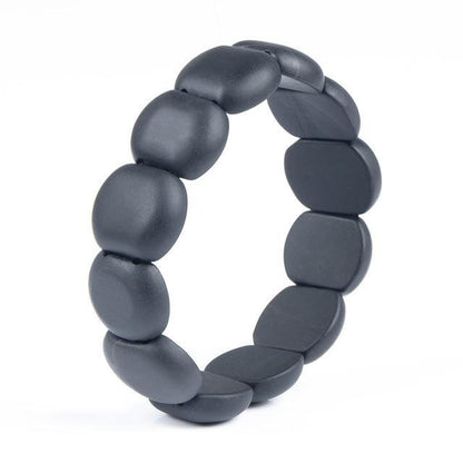 Natural Black Bian Stone Bracelet