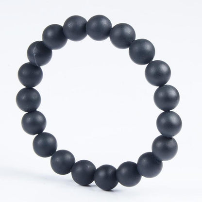 Natural Black Bian Stone Bracelet