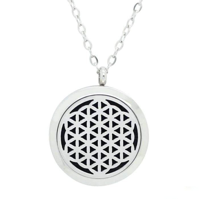 "Flower of Life" Pendant Essential Oil Diffuser - 3 colors available