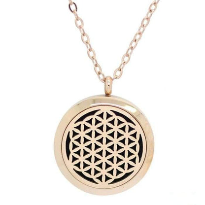 "Flower of Life" Pendant Essential Oil Diffuser - 3 colors available