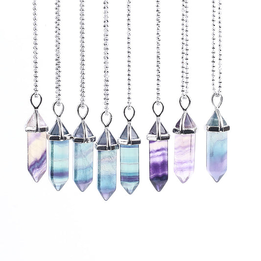 Fluorite Pendulum Necklace