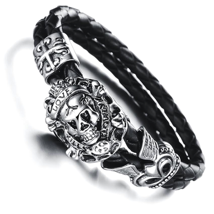 Pirate Skull Men's Bracelet - Florence Scovel - 1