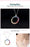 Hollow Circle Rainbow Crystal Pendant Necklace-  925 Sterling Silver Chain
