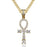 Crucifix Pendant Necklace- Hip Hop Iced Out Ankh Cross