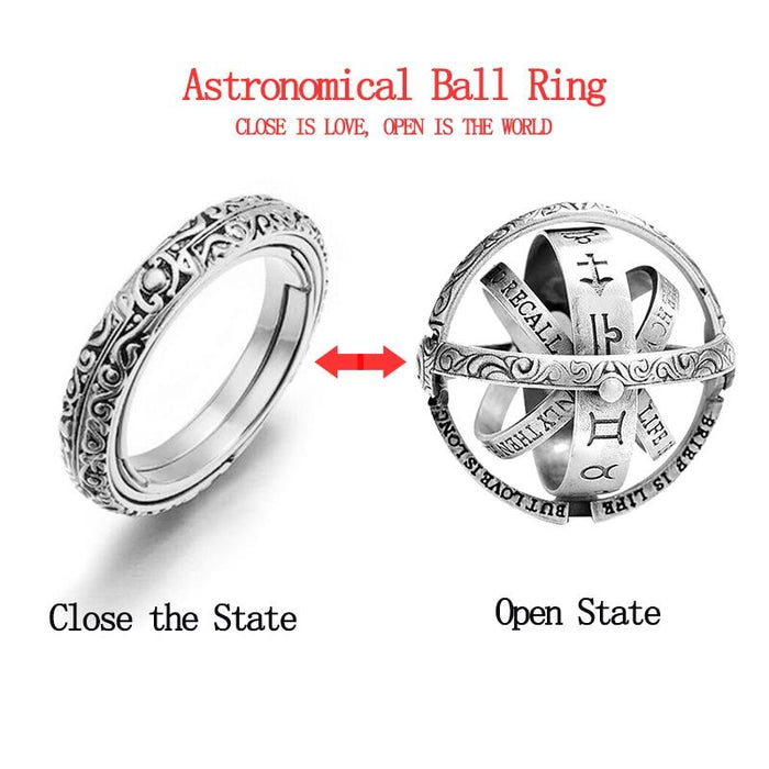 Astronomical Ball Ring-Closing is love, Opening is the world