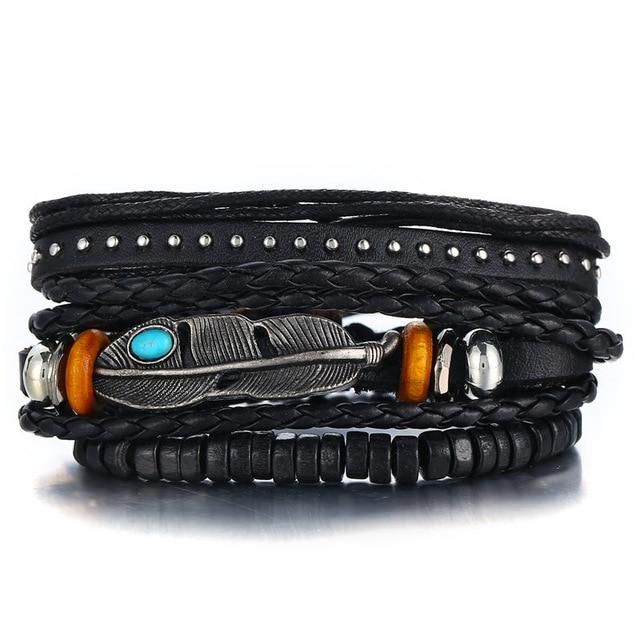 Braided Leather Bracelet