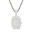 Bling Iced Out Watch Shape Pendant Necklace